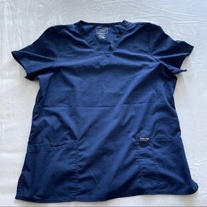 Cherokee Revolution Navy V-Neck Scrub Top - XL